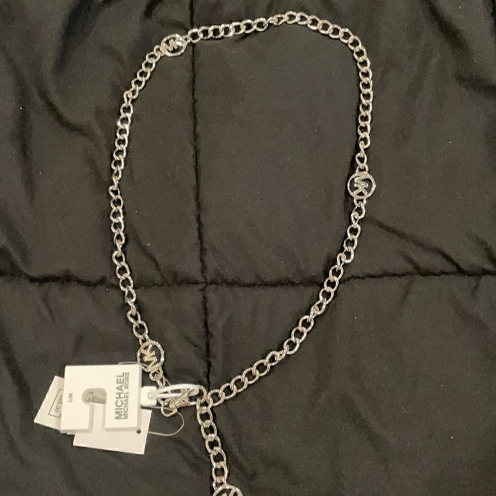Michael Kors Chain Logo detail belt​​​​​​​​​​​​​​​​​​​​​